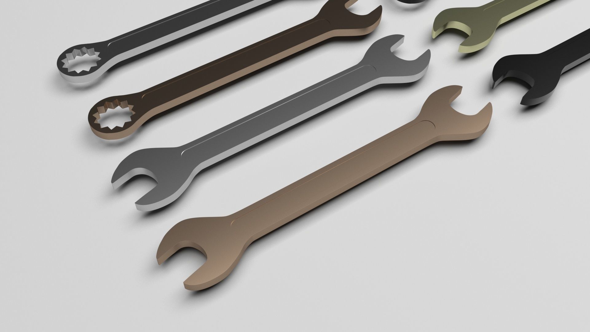 Wrenches Set 3D model_8
