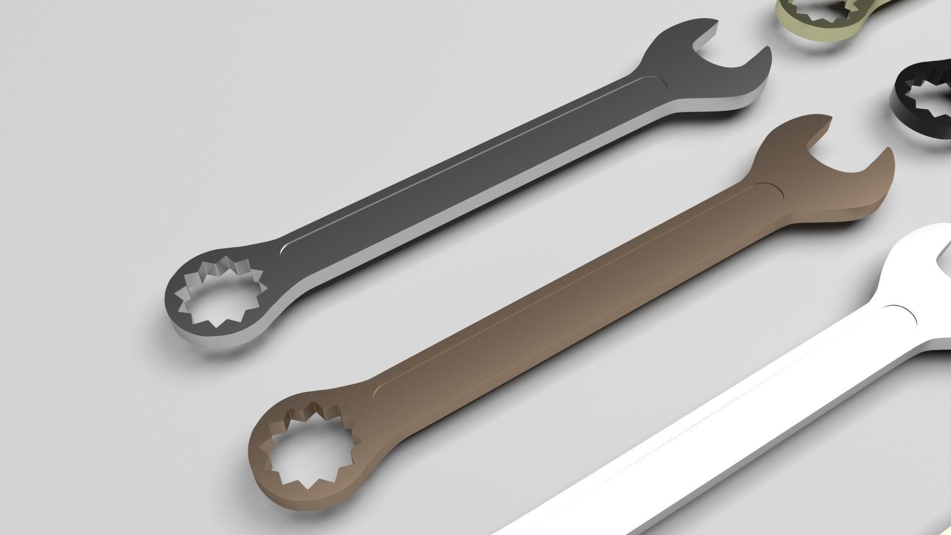 Wrenches Set 3D model_5