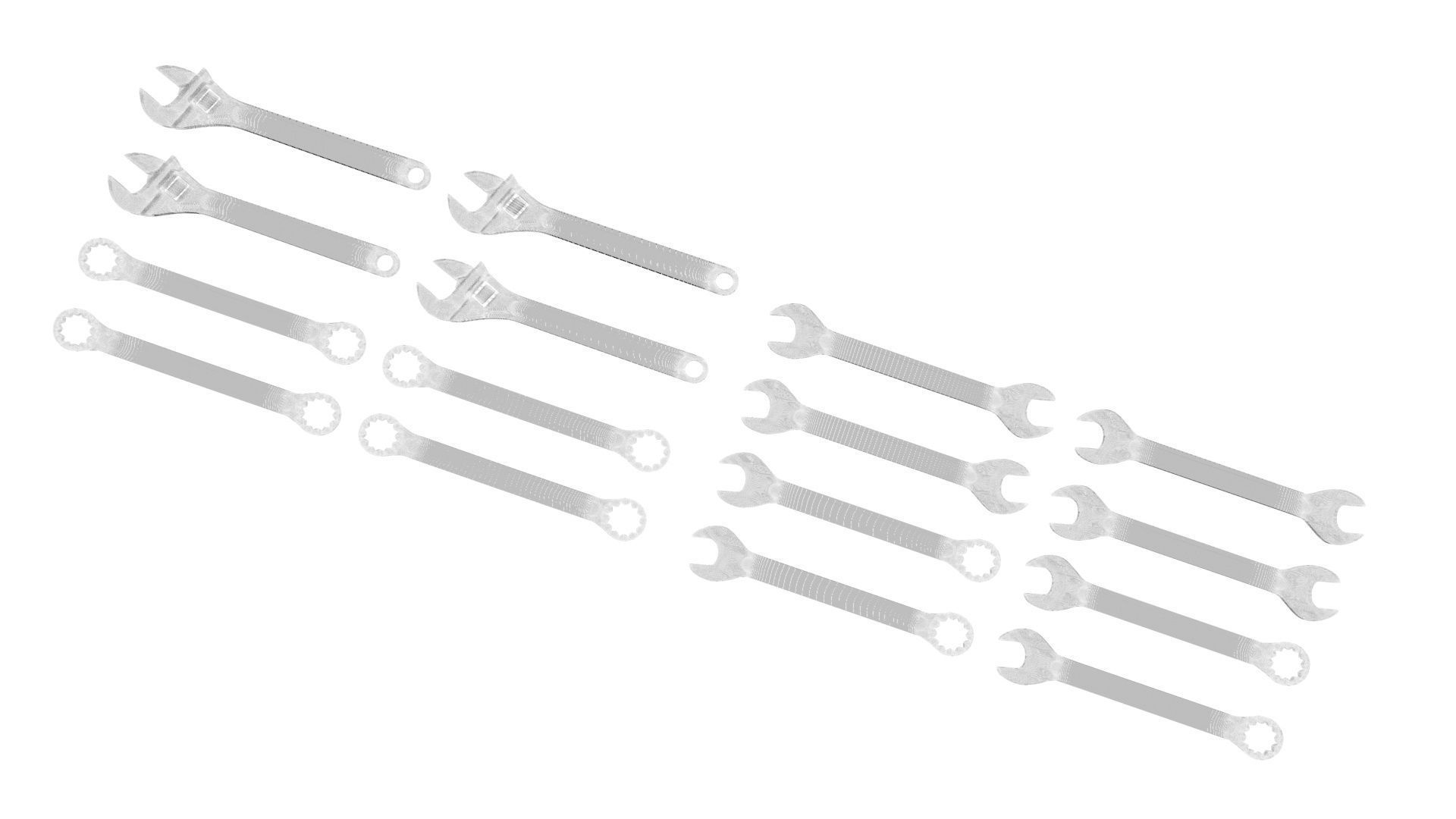 Wrenches Set 3D model_25