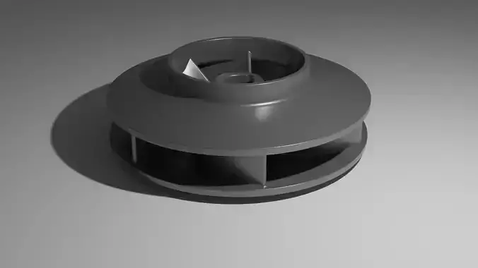 impeller pump 3D model
