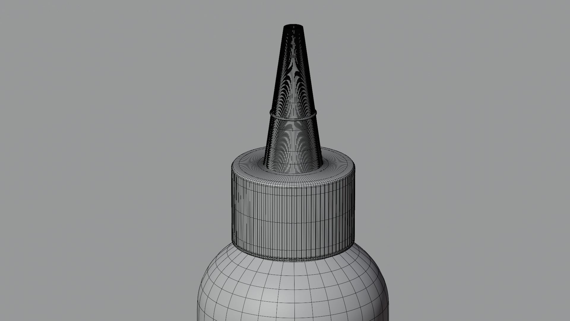 Sauce Bottle 3D model_9