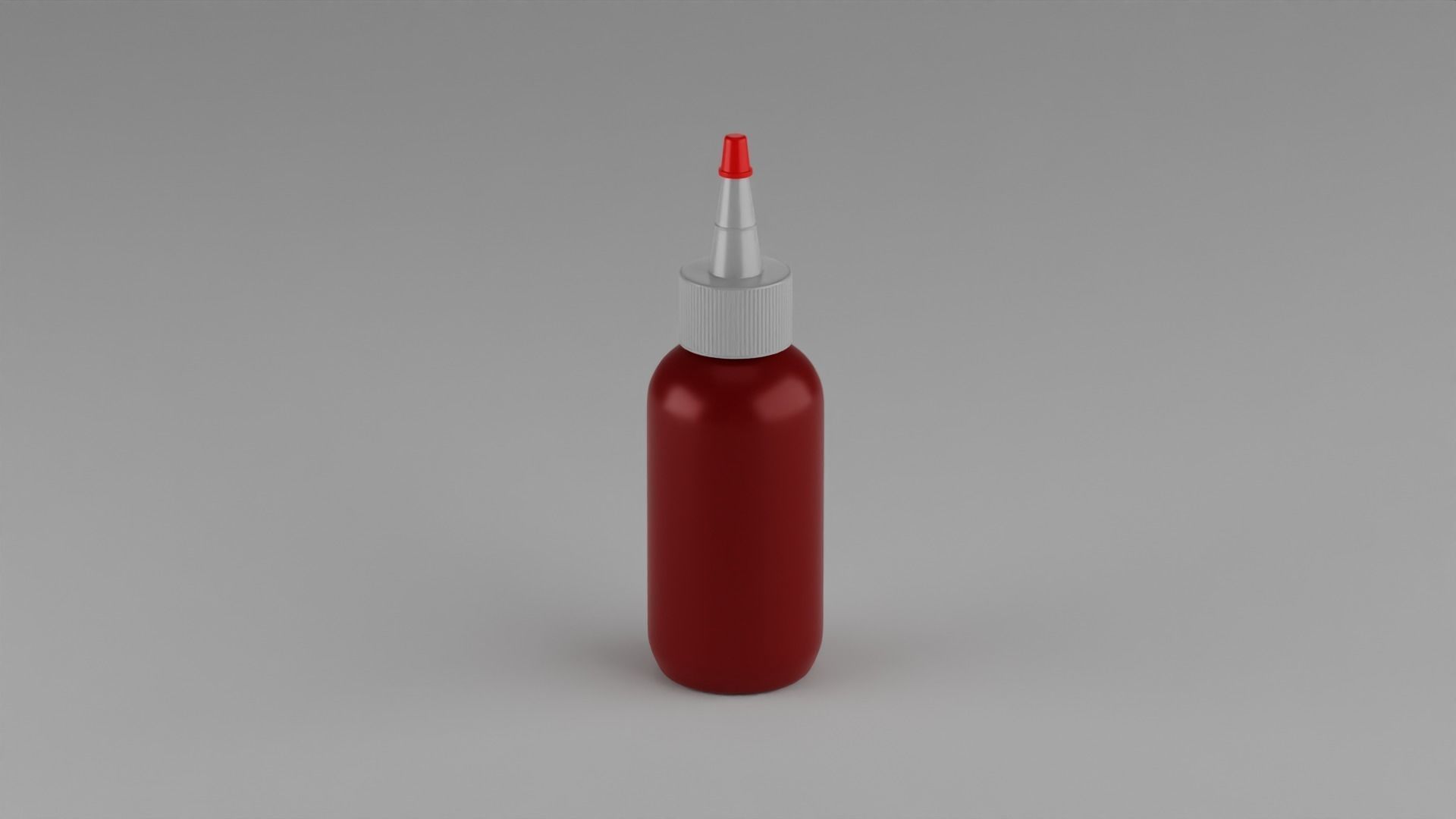 Sauce Bottle 3D model_1