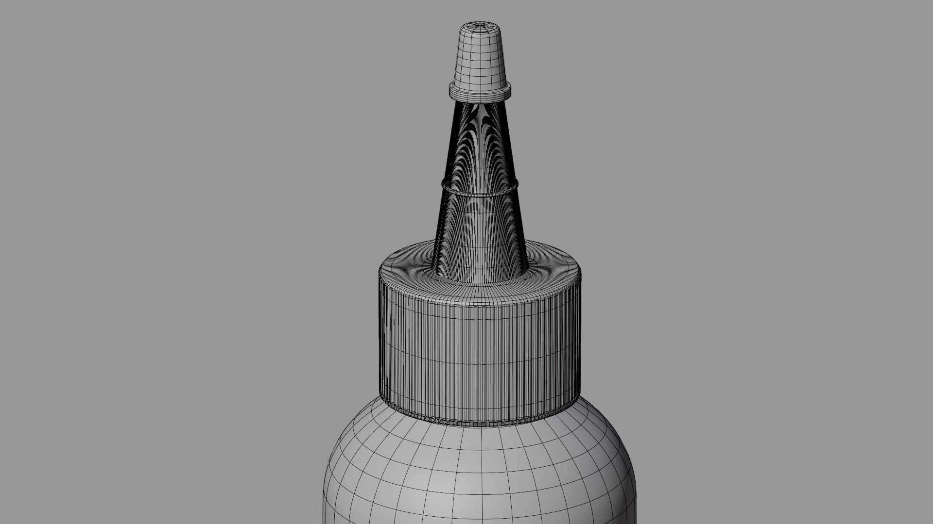 Sauce Bottle 3D model_8