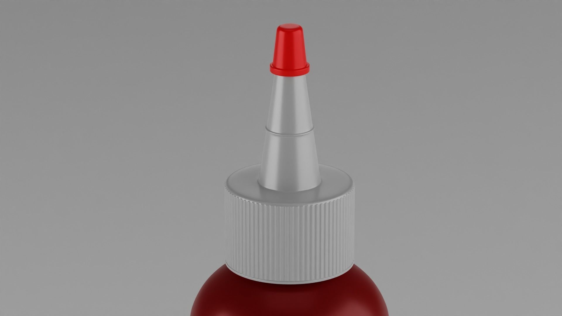 Sauce Bottle 3D model_2
