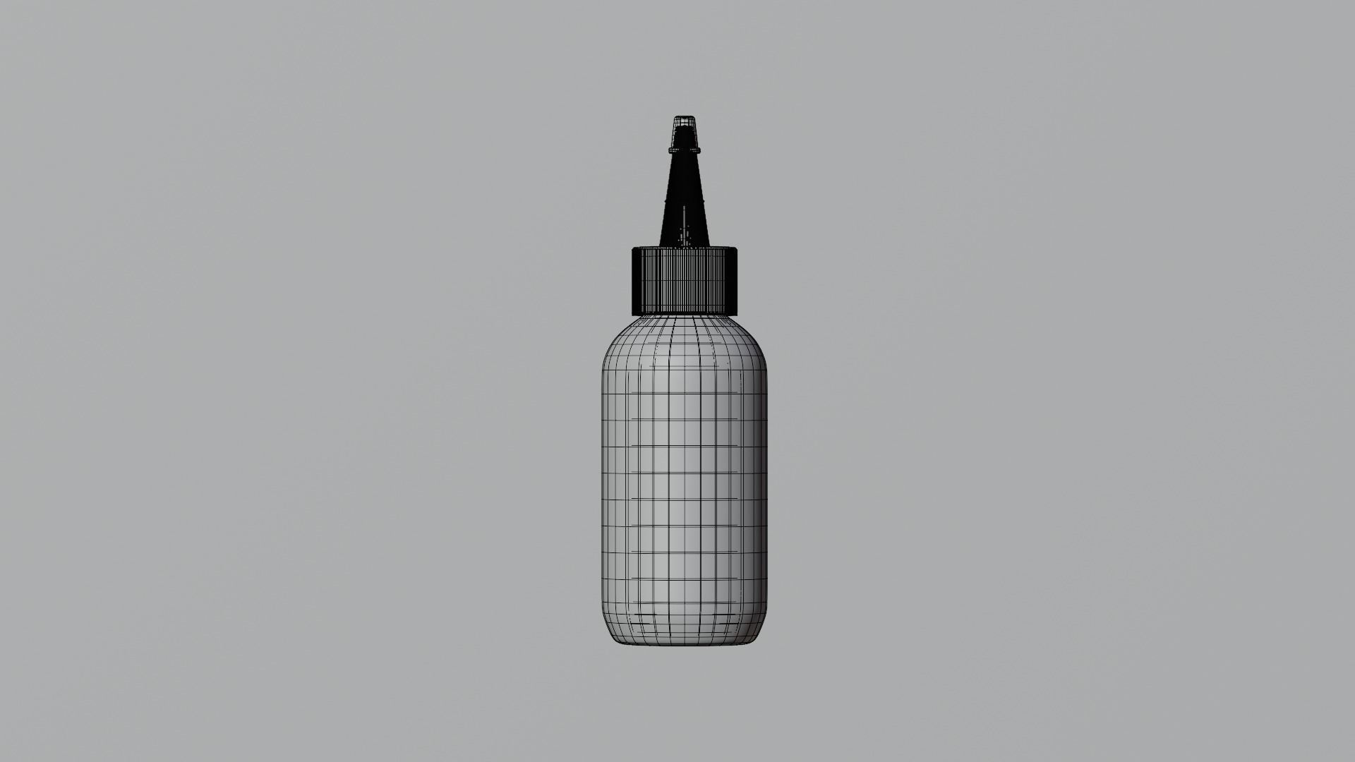 Sauce Bottle 3D model_6