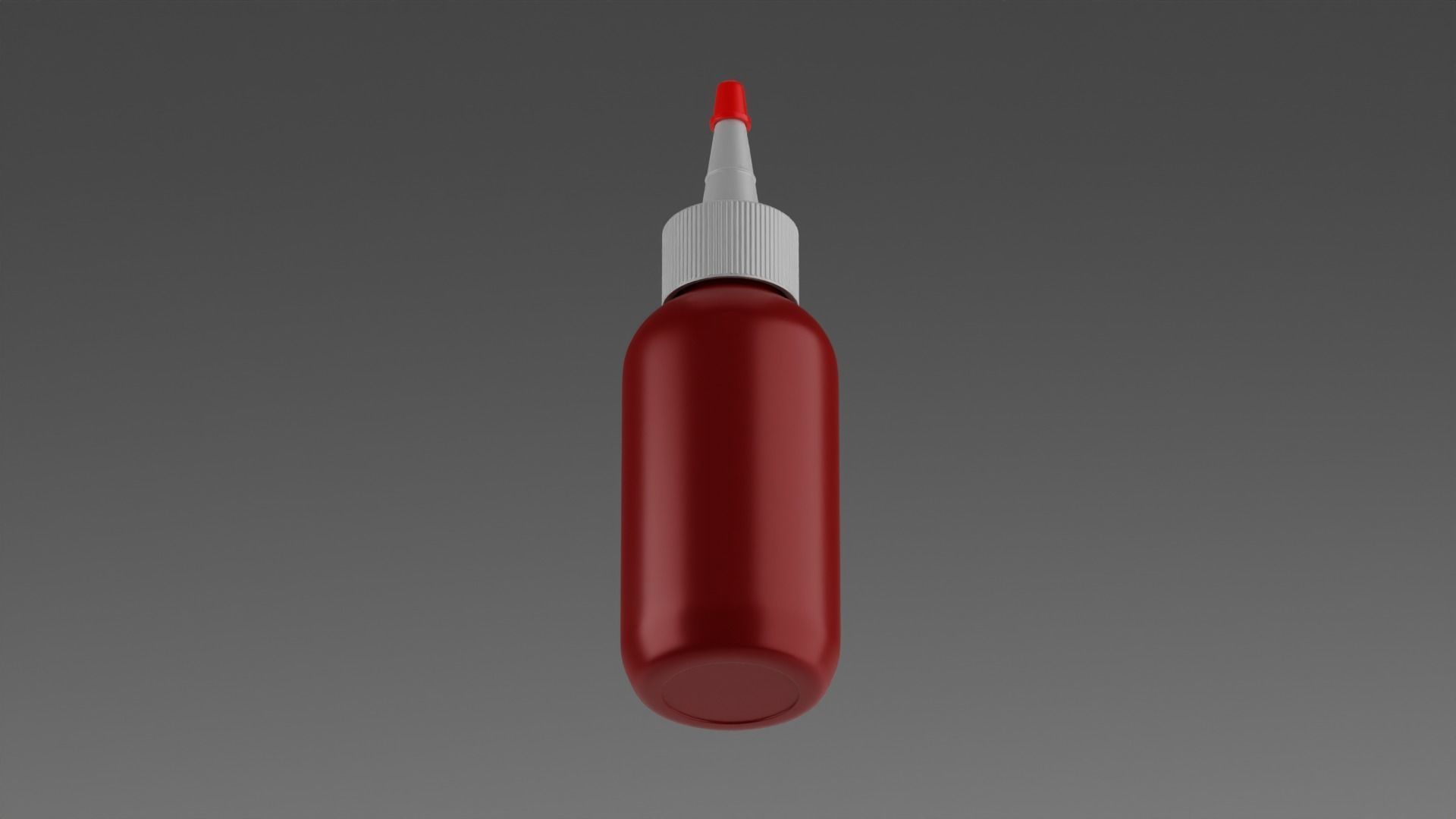 Sauce Bottle 3D model_4