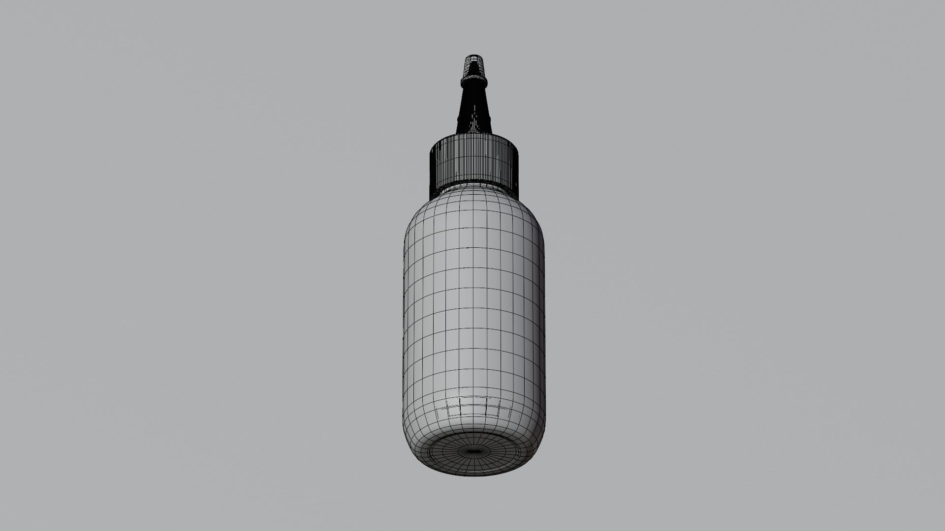 Sauce Bottle 3D model_10