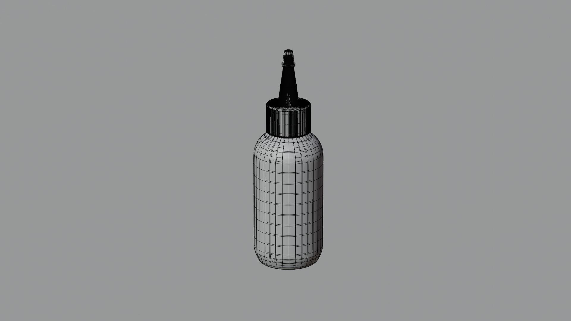 Sauce Bottle 3D model_7