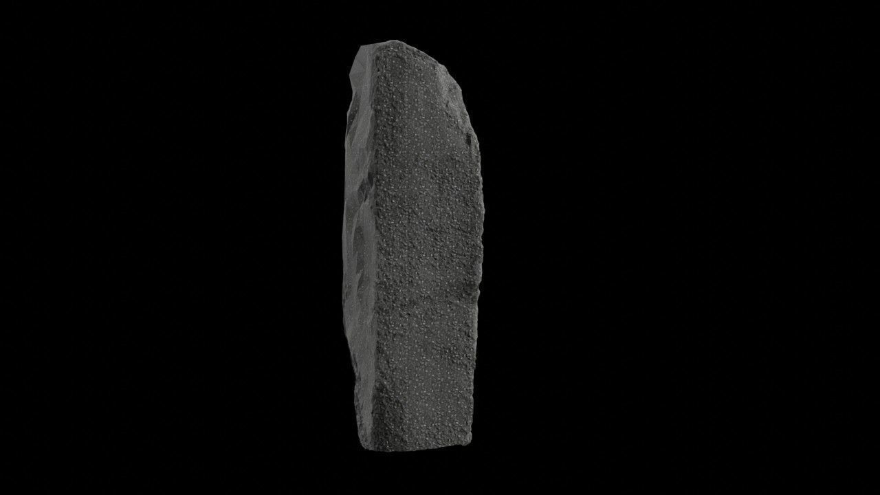 Floating Rock sculpt  3D model_1