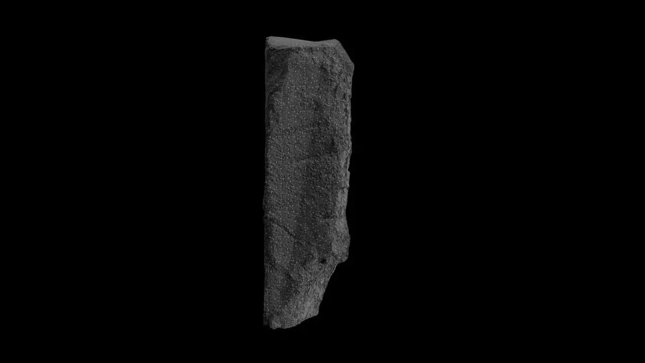 Floating Rock sculpt  3D model_0