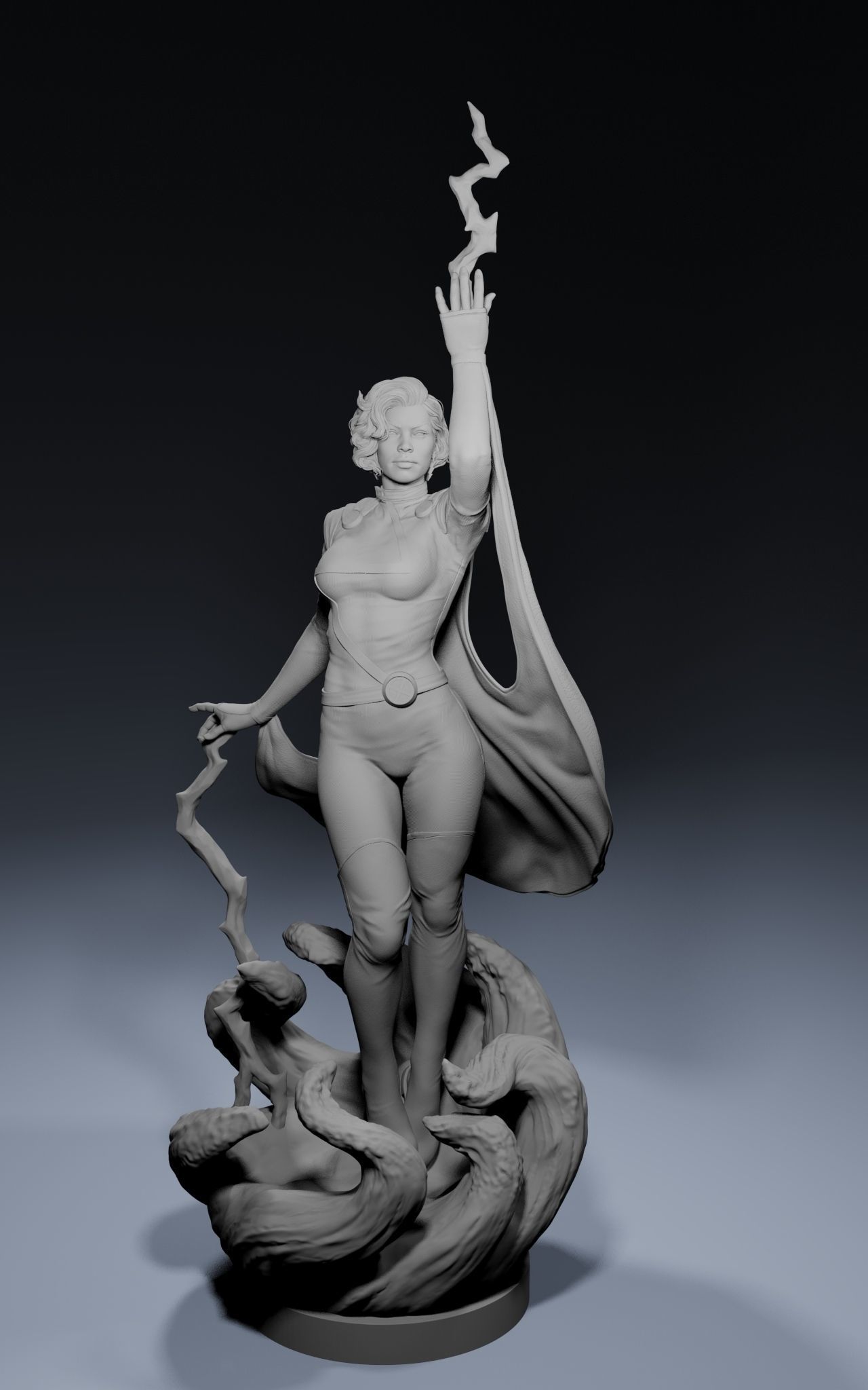 Storm X-Men Statue 3D Print Model 3D print model_5