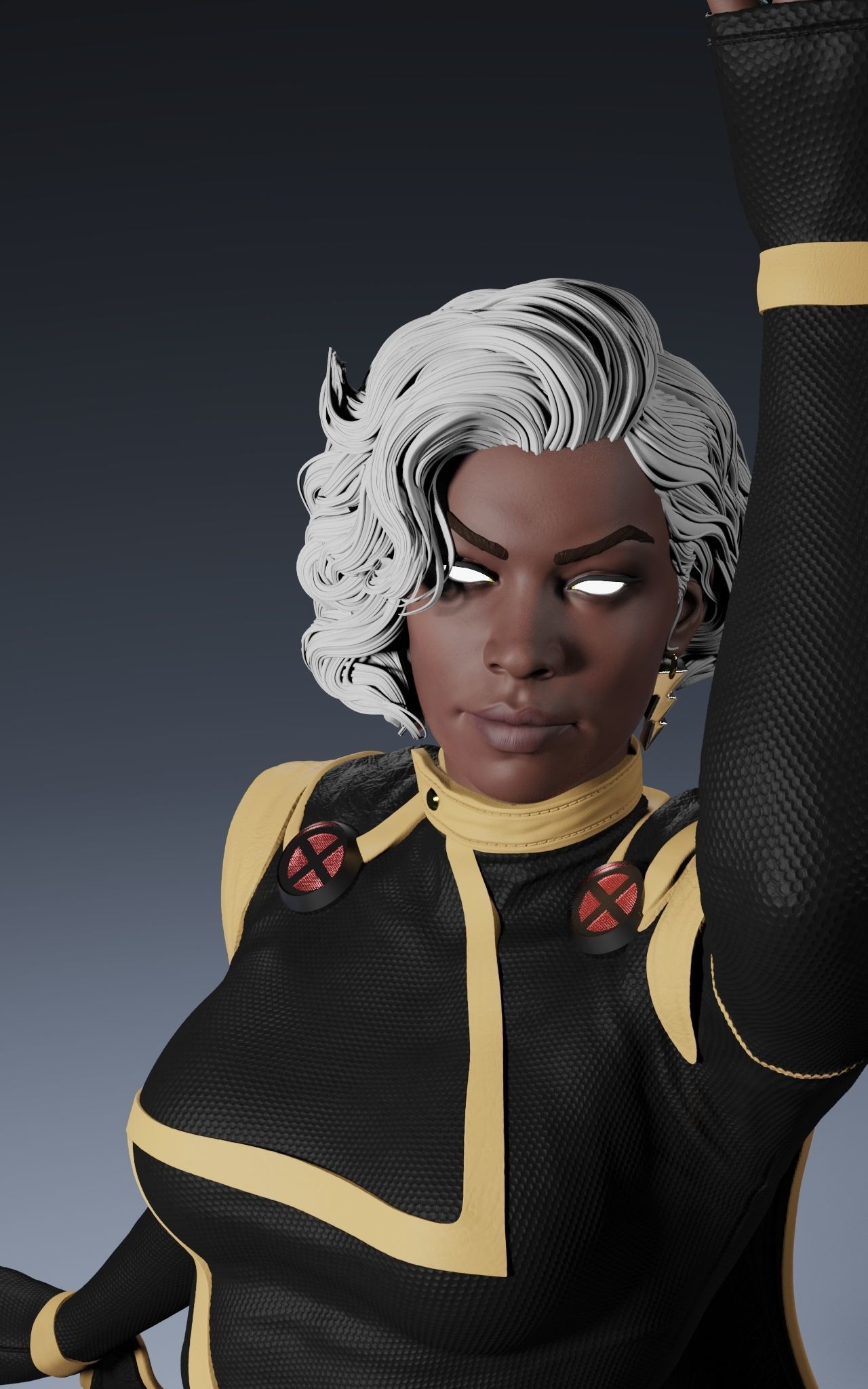 Storm X-Men Statue 3D Print Model 3D print model_4