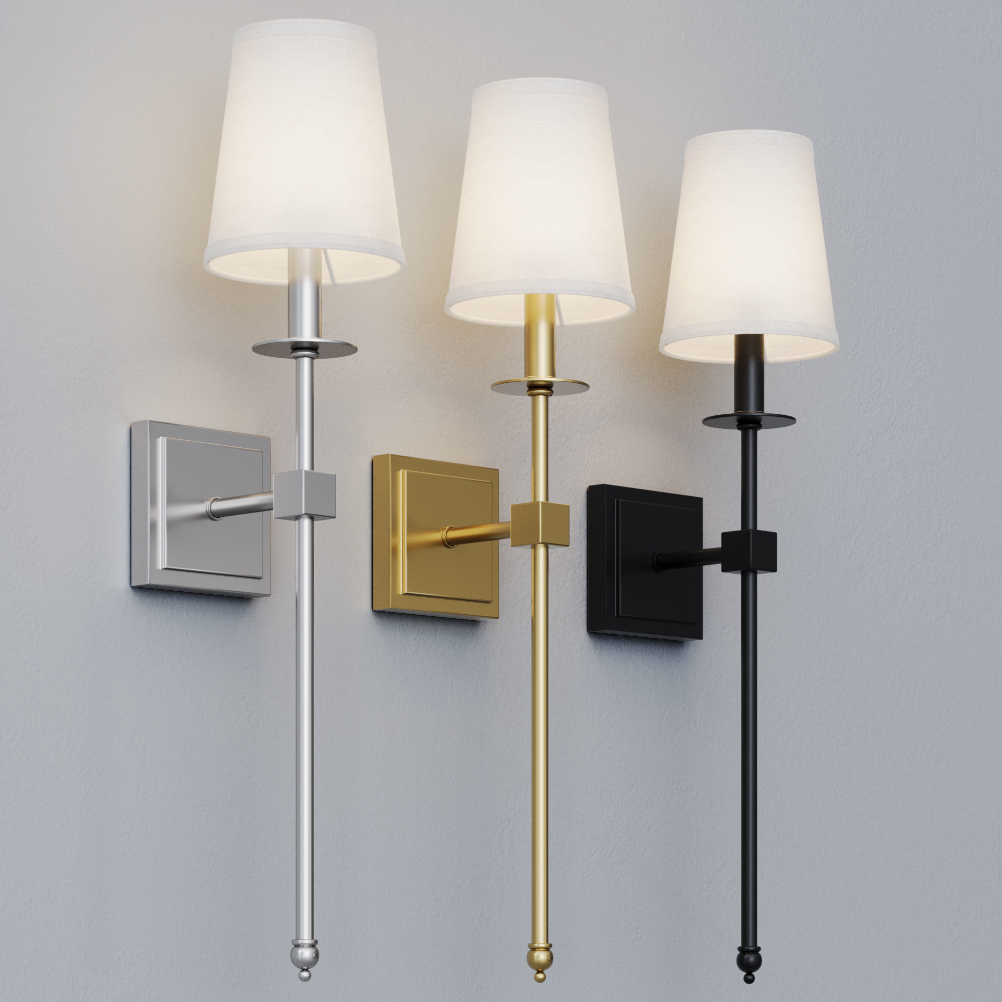 Sconce Louvre Home Monroe 3D model_5