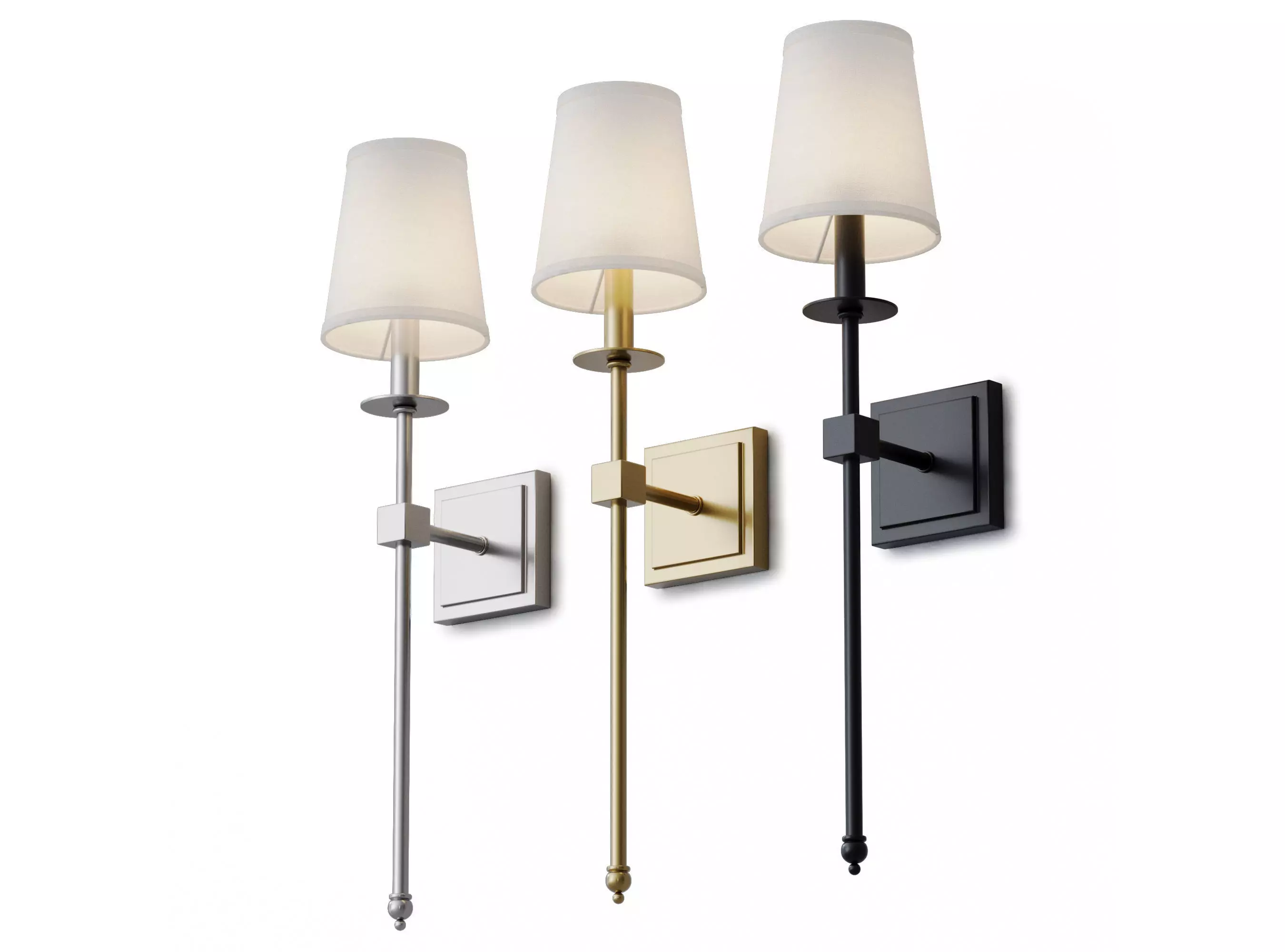 Sconce Louvre Home Monroe 3D model_0