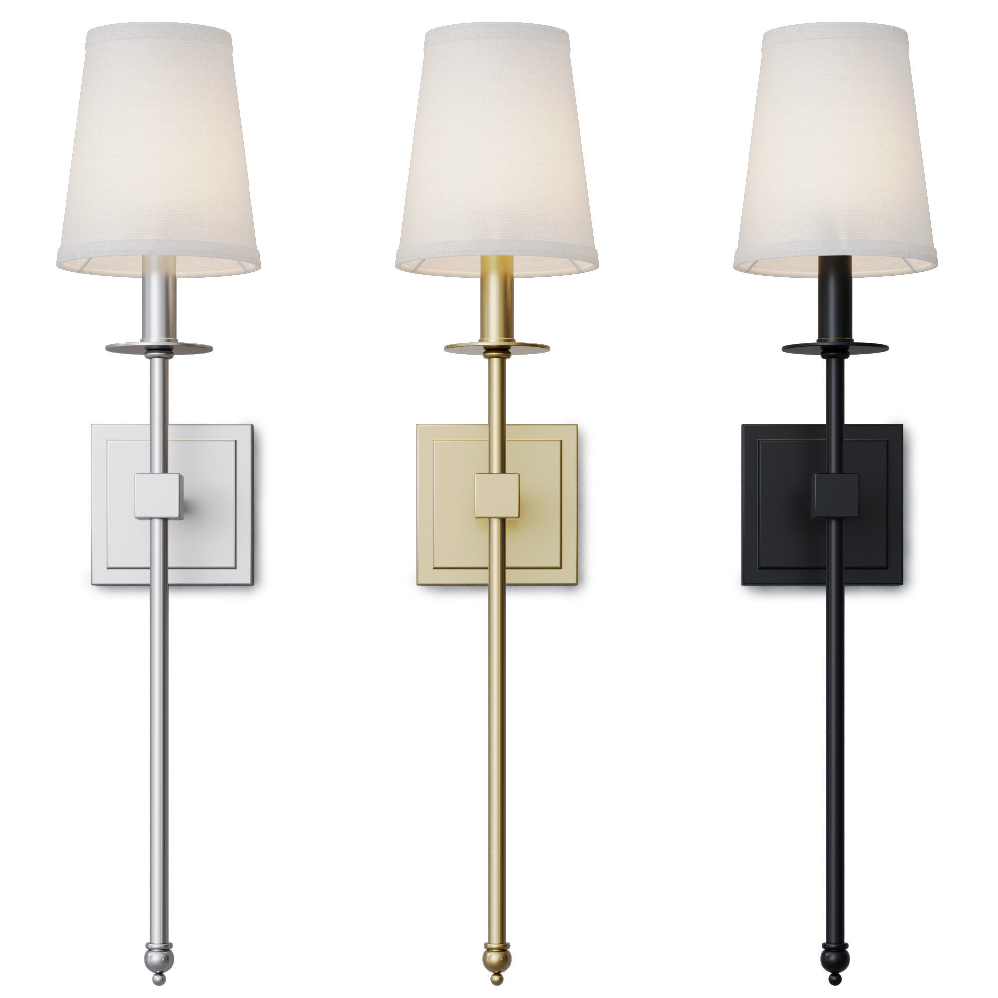 Sconce Louvre Home Monroe 3D model_1