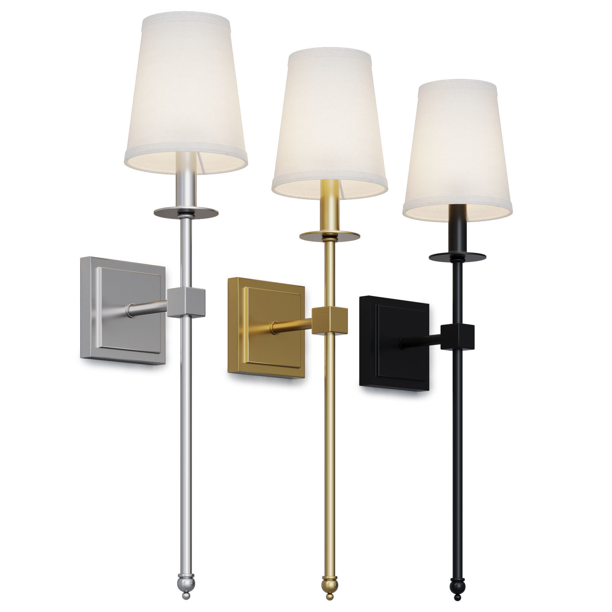 Sconce Louvre Home Monroe 3D model_2