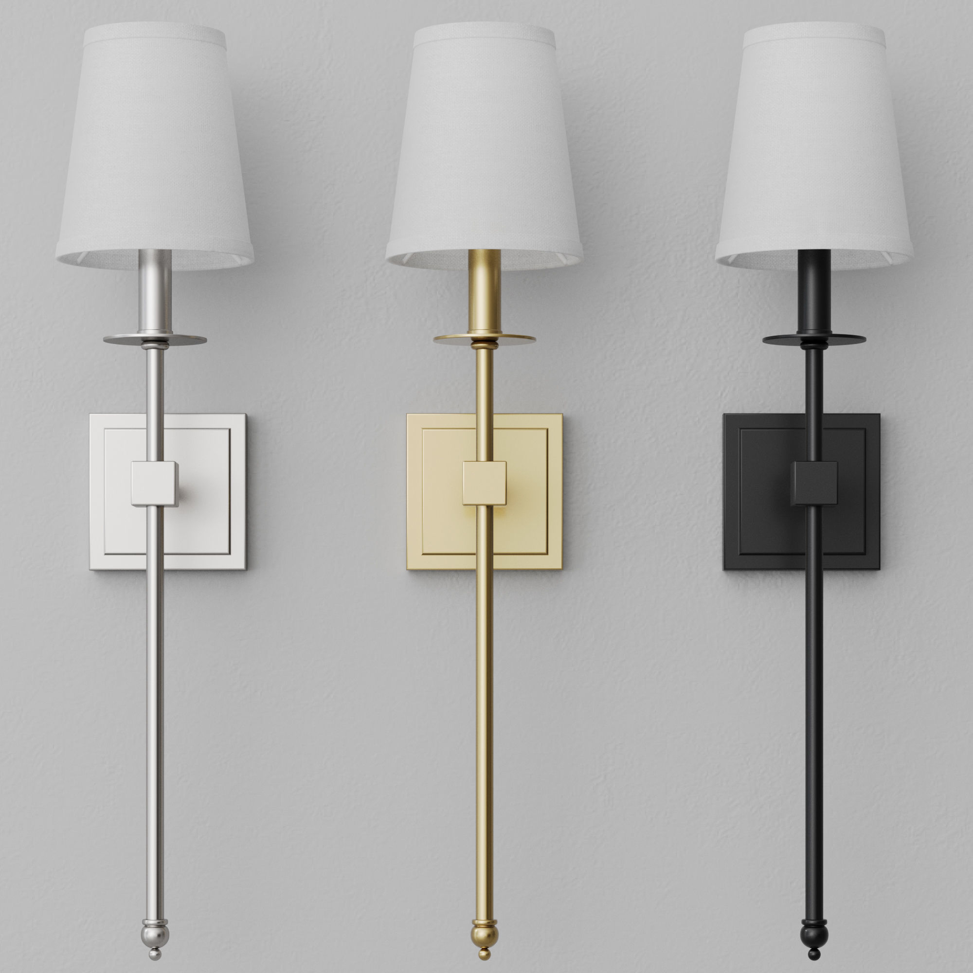 Sconce Louvre Home Monroe 3D model_7