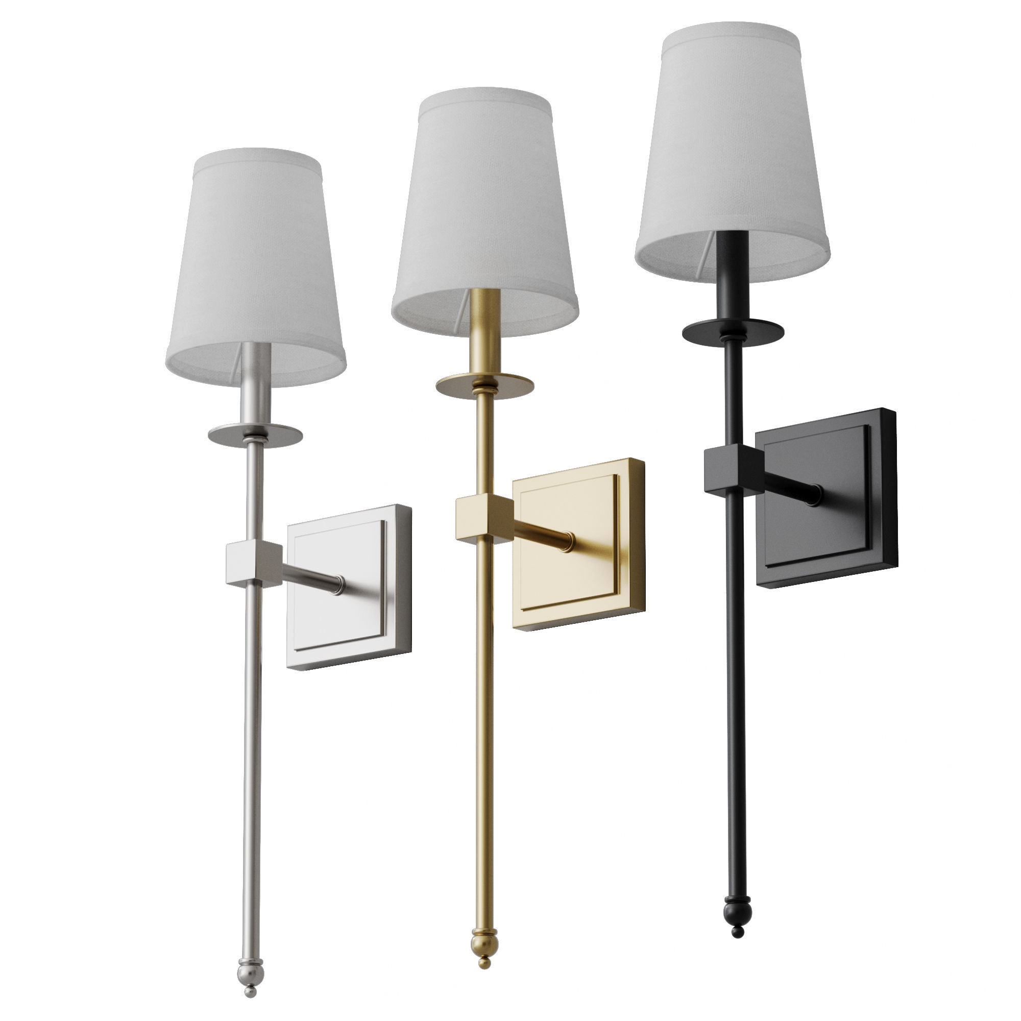 Sconce Louvre Home Monroe 3D model_9