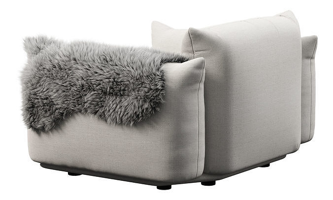 Marenco armchair by Arflex 3D model 7