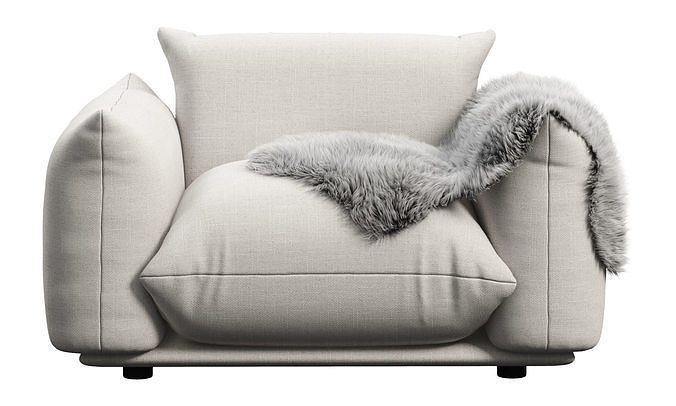 Marenco armchair by Arflex 3D model 3