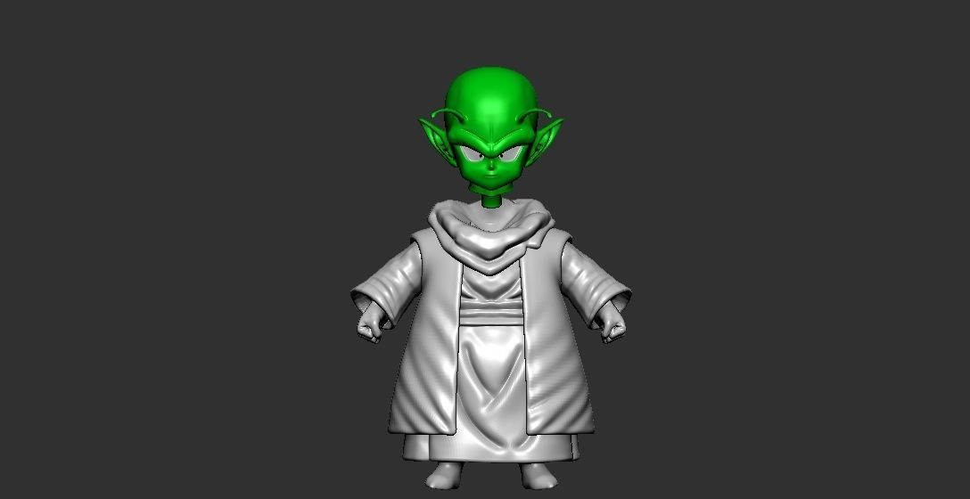 Dende - Dragon Ball - 3d model - Print - Split part 3D print model_1