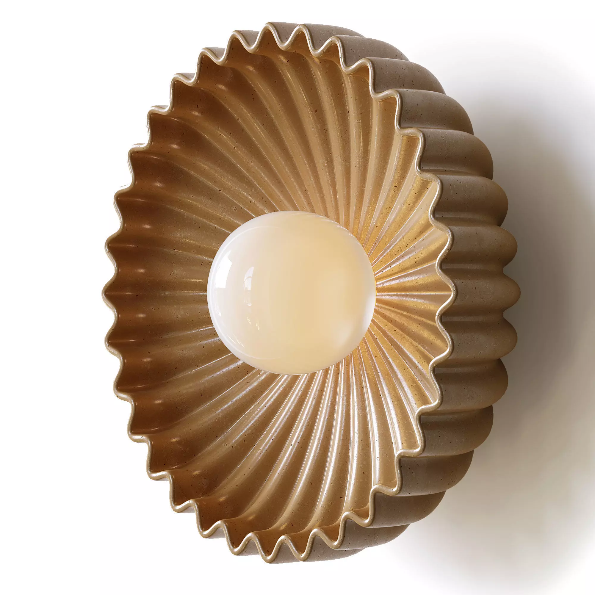 Ostro Wall Lamp Low-poly 3D model_0