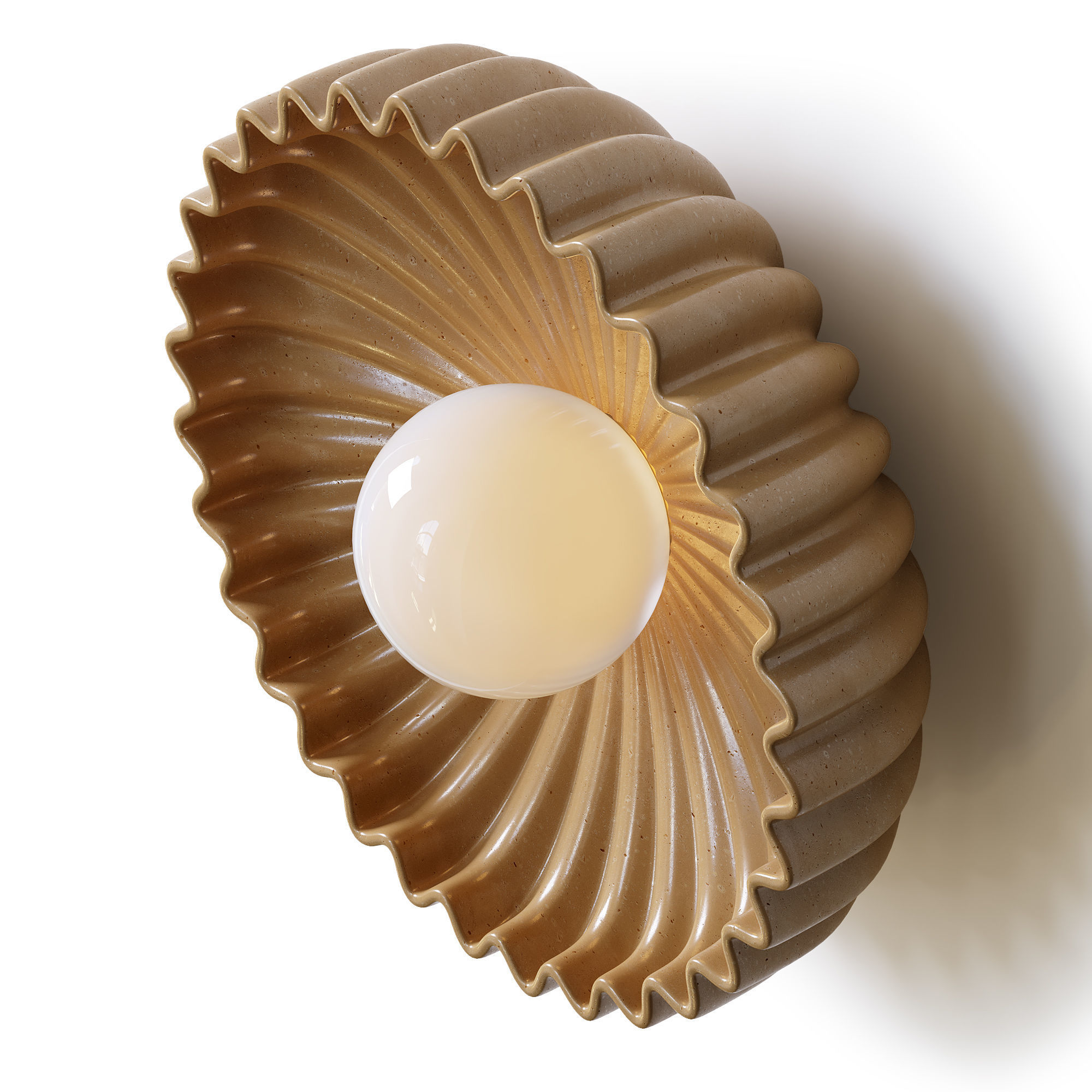 Ostro Wall Lamp Low-poly 3D model_2