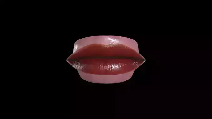 TMTH-006 Rigged Woman Mouth 3D model