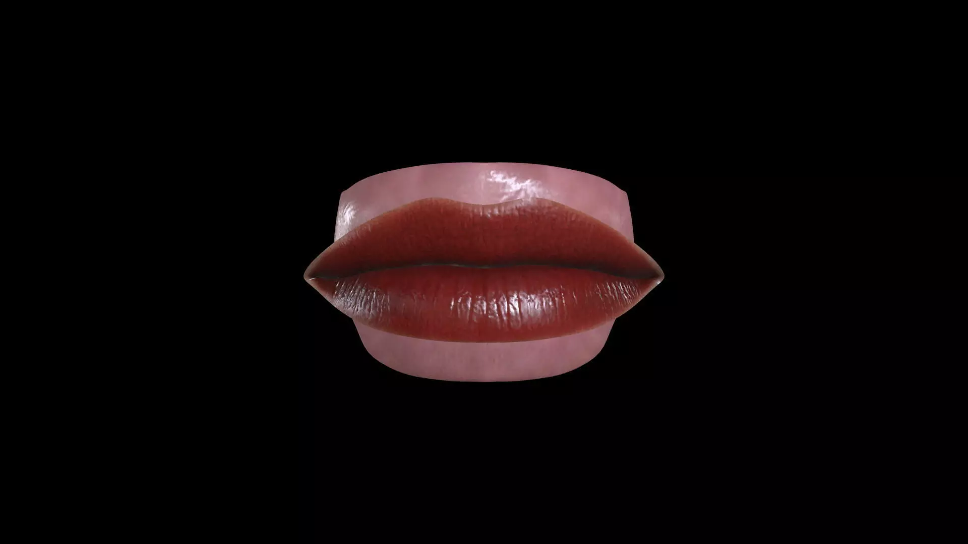 TMTH-006 Rigged Woman Mouth 3D model