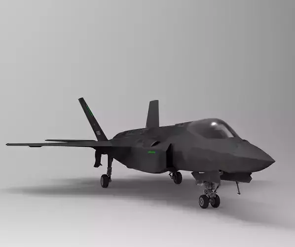Lockheed Martin F-35 Lightning II  Low-poly 3D model