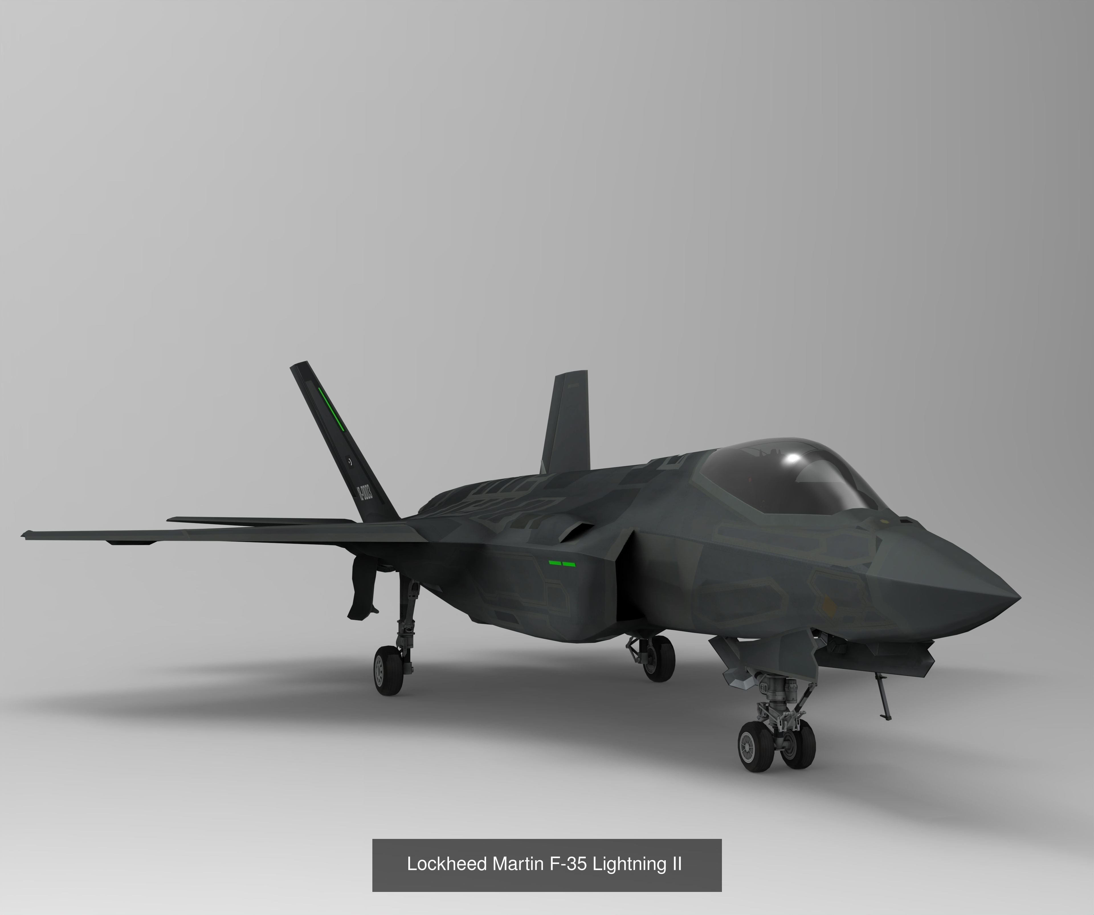 F-35C Lightning II - Cockpit 3D Model Collection_2