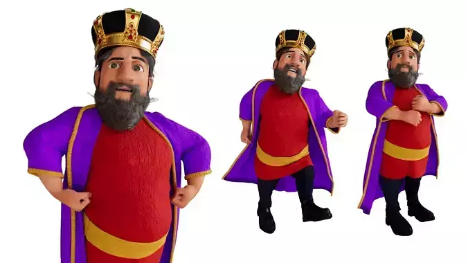 King 3d Model 3D model