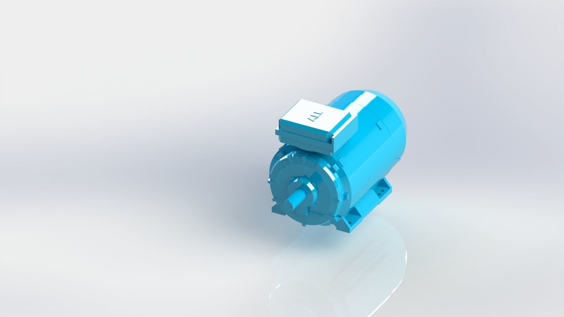 electric motor 3d design 3D model_7