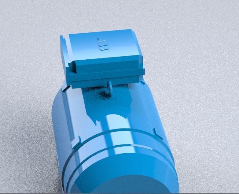 electric motor 3d design 3D model_5