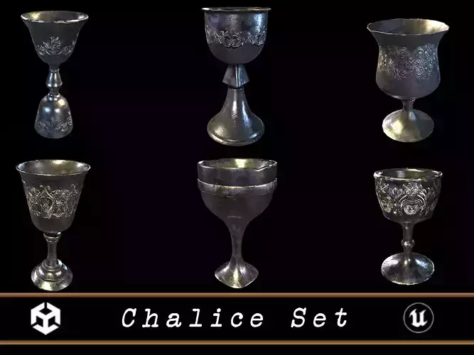 Chalice Set  3D Model Collection