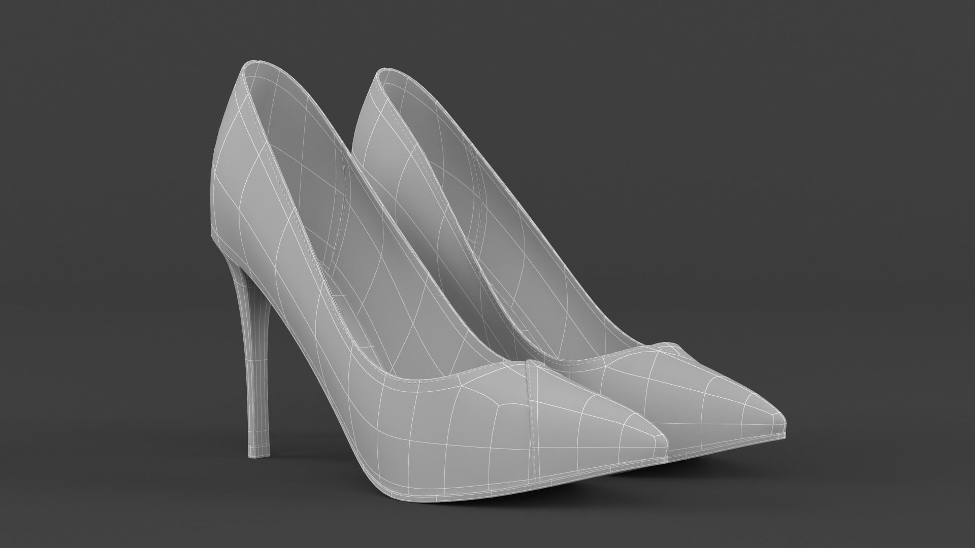 Women Shoes 3D model_8