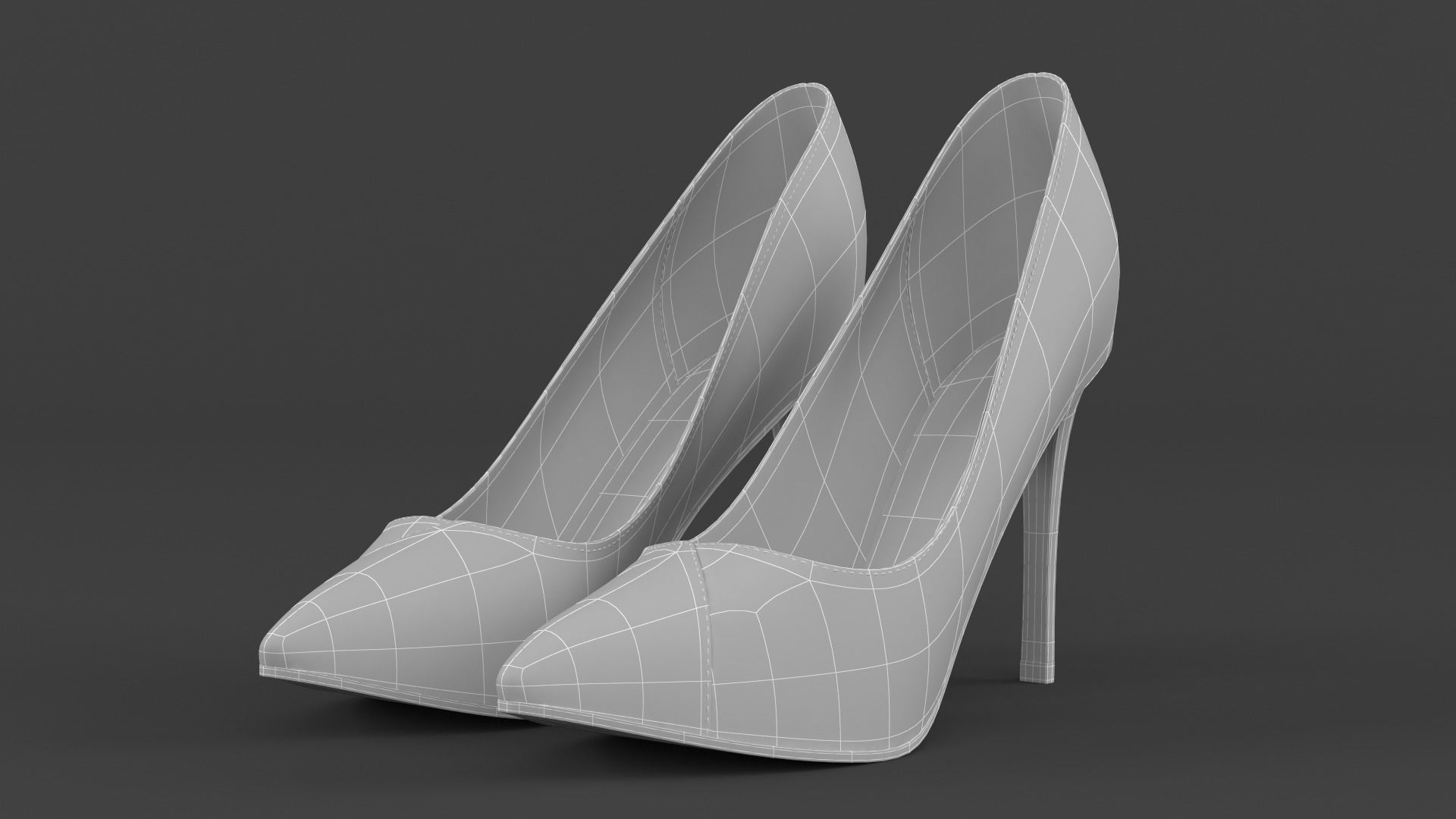 Women Shoes 3D model_6