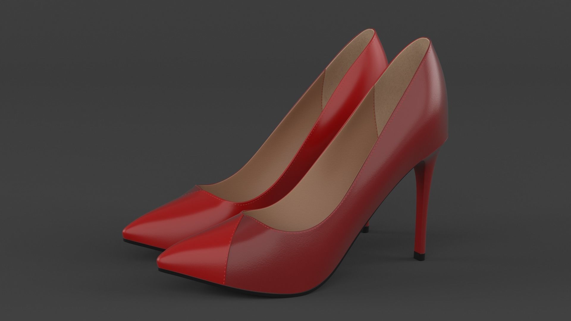 Women Shoes 3D model_5