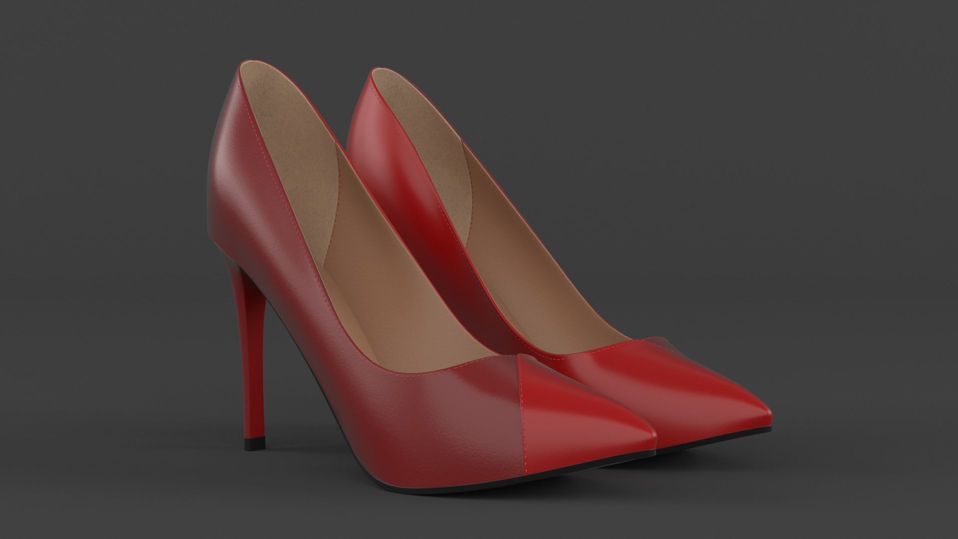 Women Shoes 3D model_2