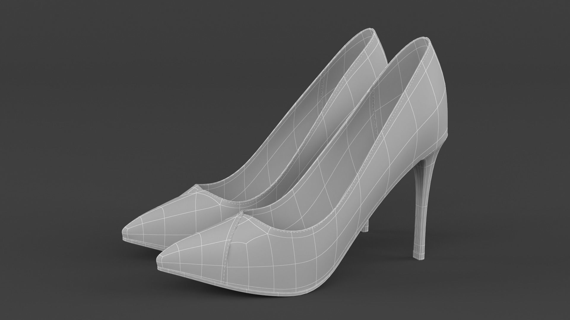 Women Shoes 3D model_11