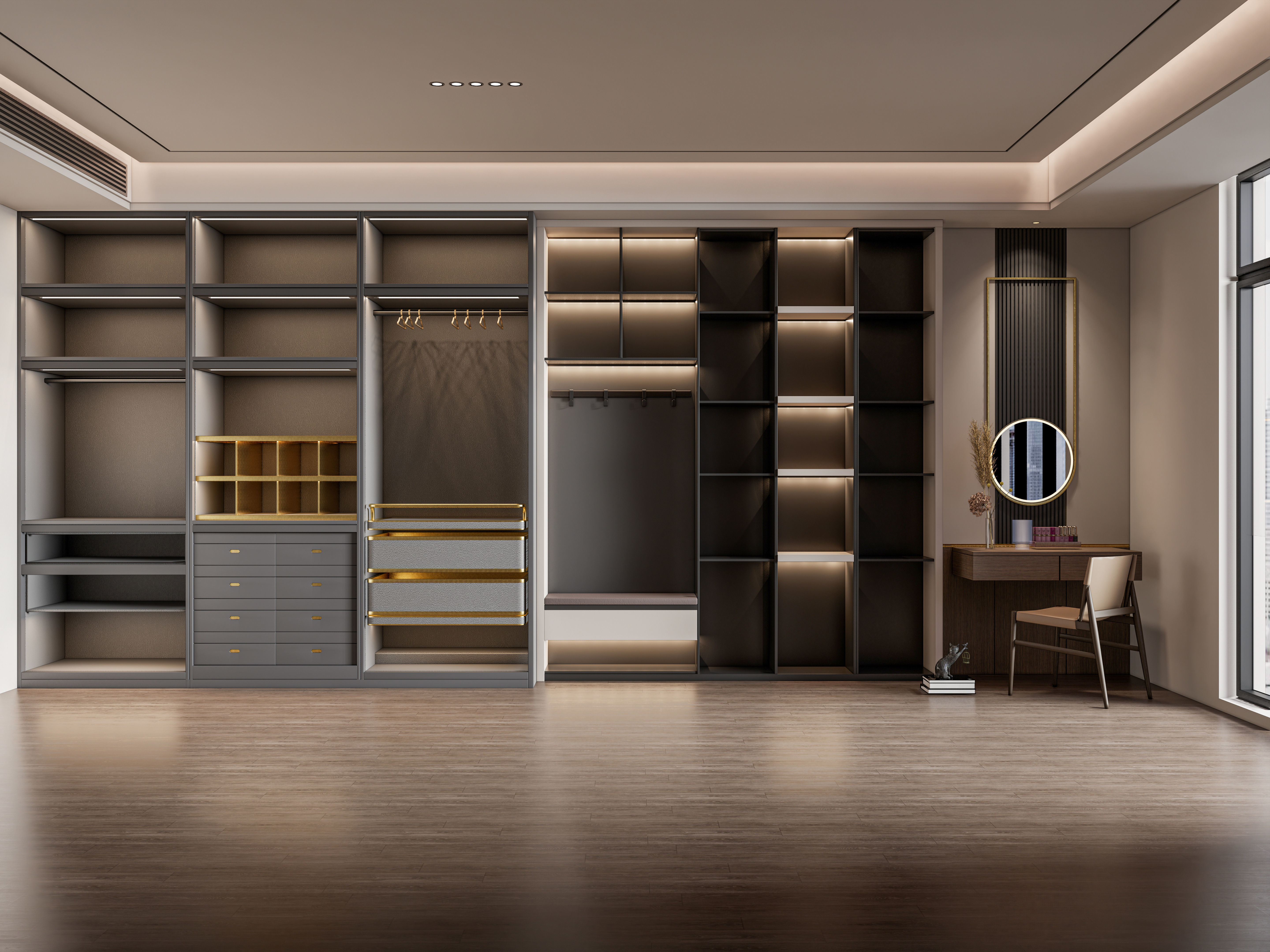 Entryway hallway entrance hall corridor furniture 25 3D model_4
