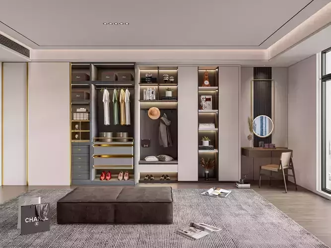 Entryway hallway entrance hall corridor furniture 25 3D model Entryway hallway entrance hall corridor furniture 25 3D model