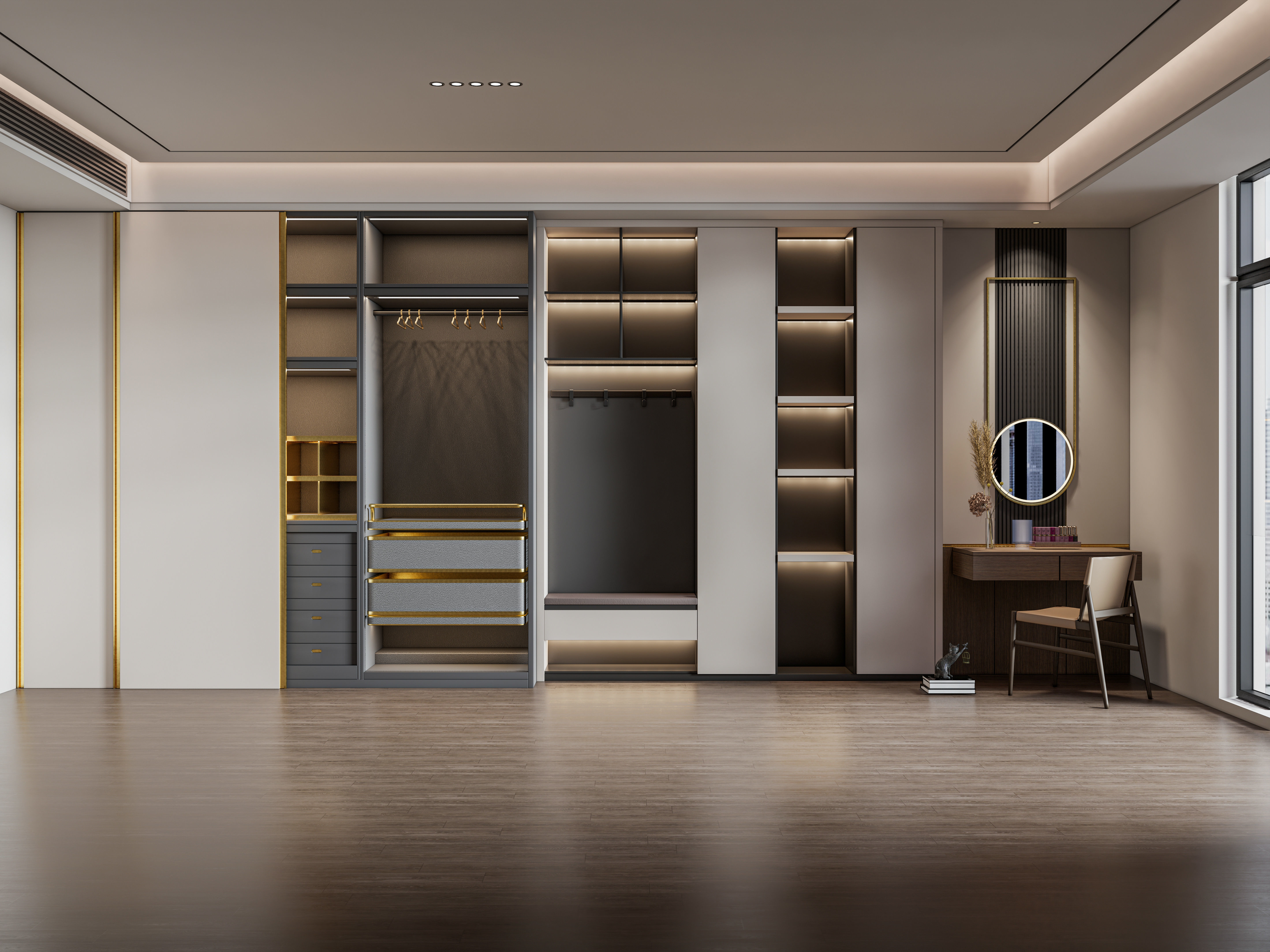 Entryway hallway entrance hall corridor furniture 25 3D model_3