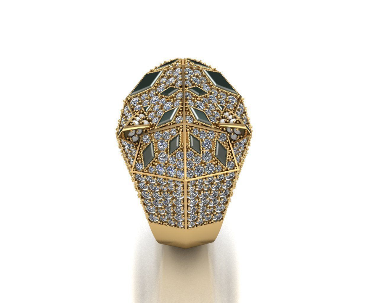 Tiger Leopard Ring men New model 3D 3D print model_6