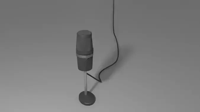 Microphone 3D Model 3D model