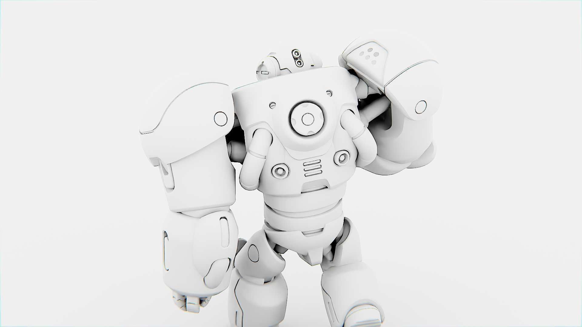 BATTLE DROID  GOLIATH  V-2    RIGGED 3D model_32