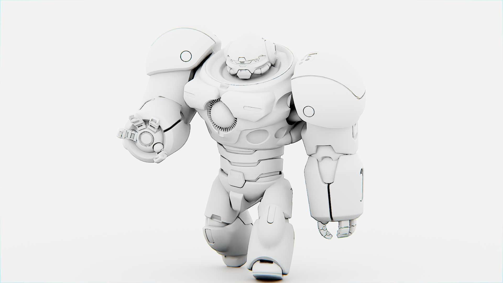 BATTLE DROID  GOLIATH  V-2    RIGGED 3D model_30