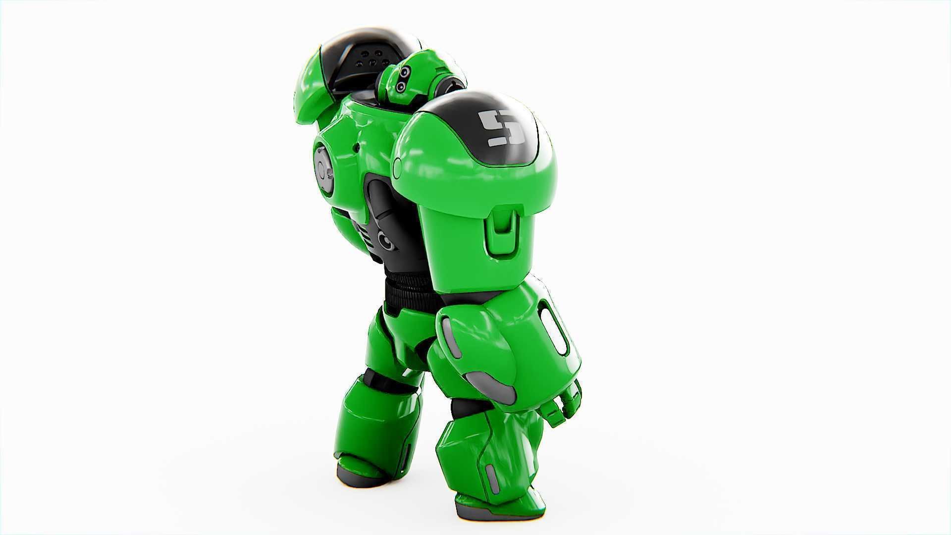 BATTLE DROID  GOLIATH  V-2    RIGGED 3D model_7