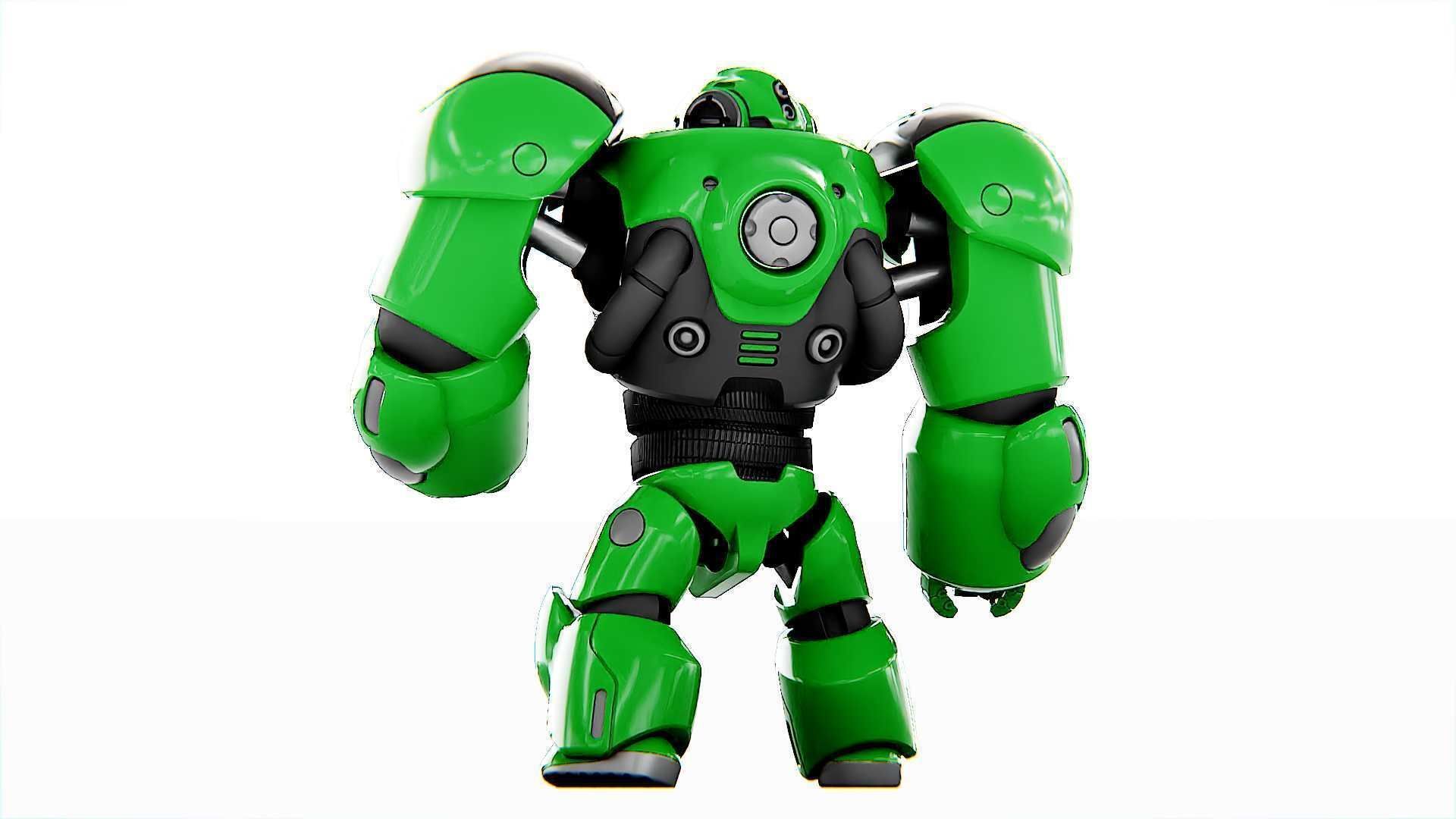 BATTLE DROID  GOLIATH  V-2    RIGGED 3D model_18