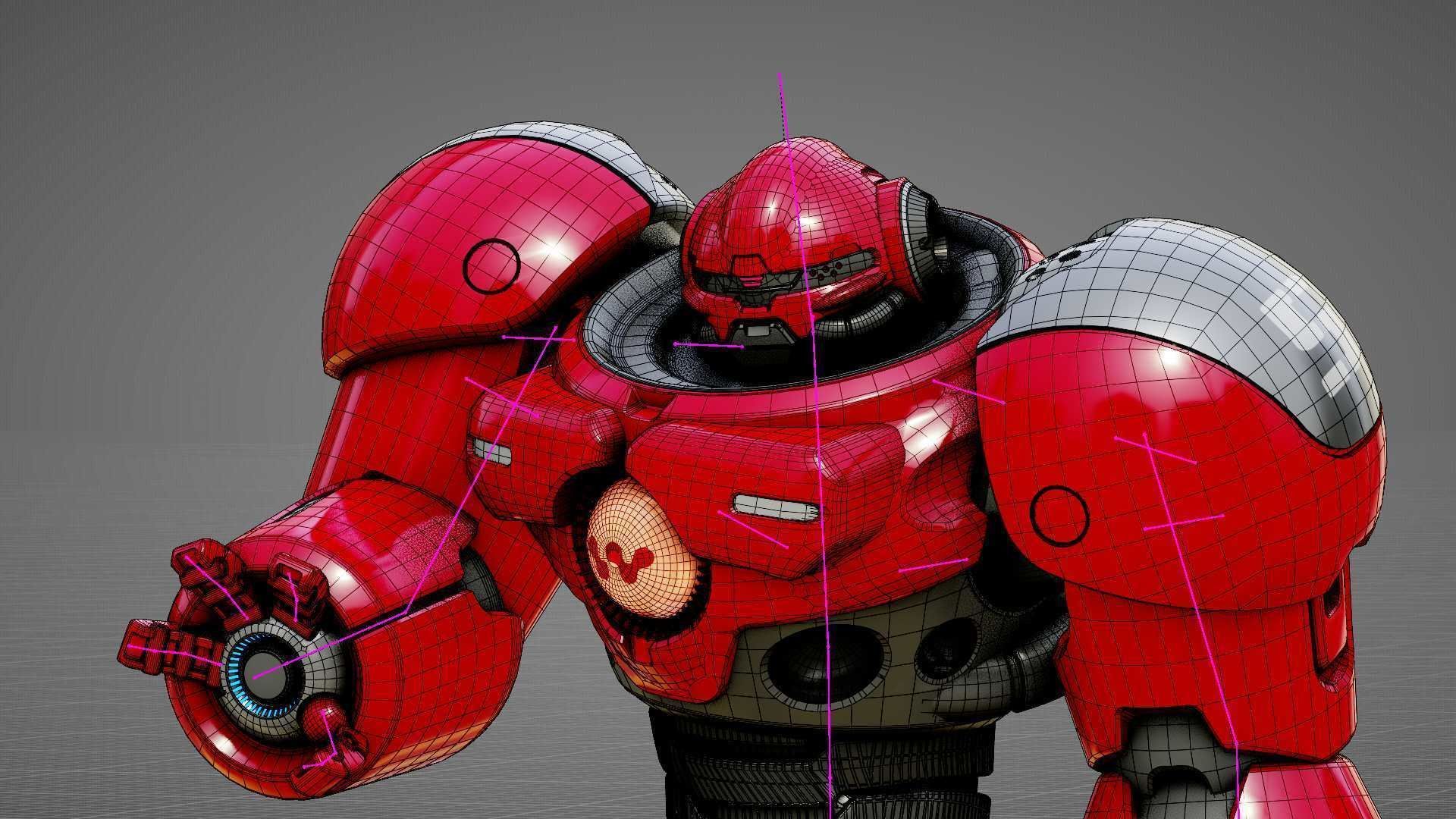 BATTLE DROID  GOLIATH  V-2    RIGGED 3D model_36